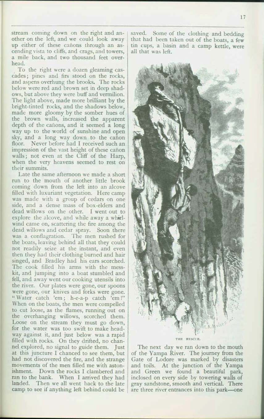 THE CAÑONS OF THE COLORADO-- the 1869 discovery voyage down the Colorado River. vist0059e